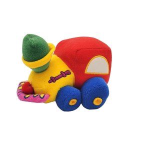 Silly Slammers Train E Locomotive Plush‎ 7" Works  Sound VTG  90’s Collectible